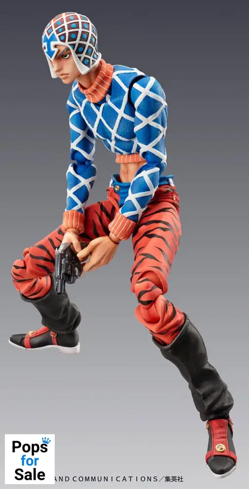 JoJo's Bizarre Adventure Part 5 Statue Legend PVC Statue Chozokado Guido Mista & S P (re-run) 15 cm