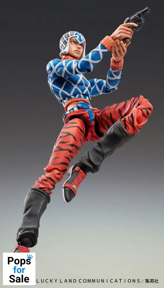 JoJo's Bizarre Adventure Part 5 Statue Legend PVC Statue Chozokado Guido Mista & S P (re-run) 15 cm