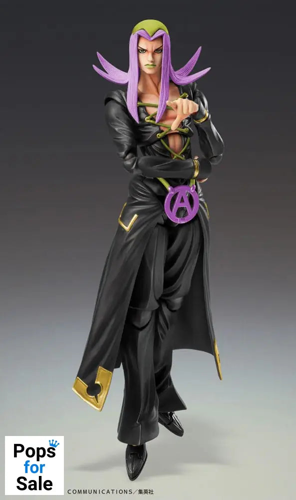 JoJo's Bizarre Adventure Part 5 Super Action Action Figure Chozokado Leone Abbacchio Black Ver. 16 cm