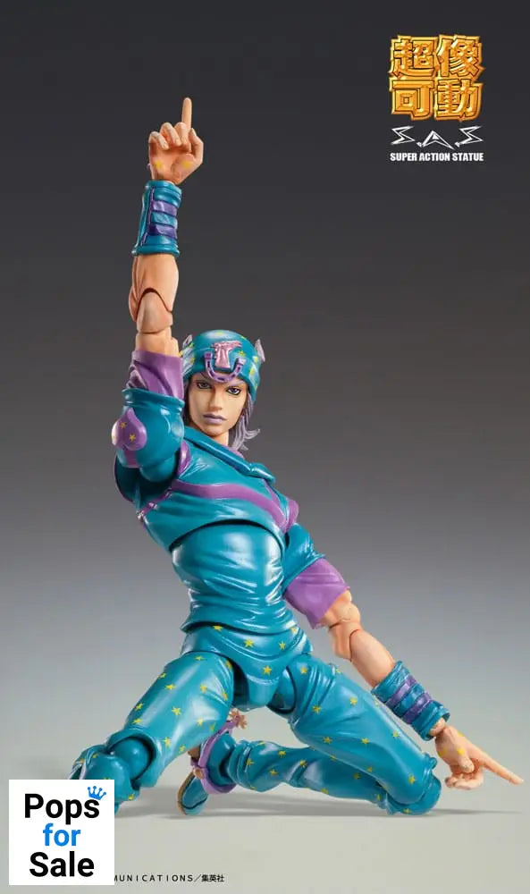 JoJo's Bizarre Adventure Part7 Steel Ball Run Super Action Action Figure Chozokado Gyro Zeppeli Third 16 cm