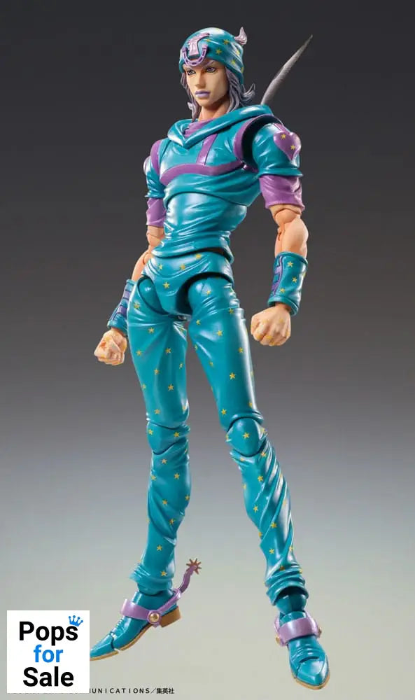 JoJo's Bizarre Adventure Part7 Steel Ball Run Super Action Action Figure Chozokado Gyro Zeppeli Third 16 cm