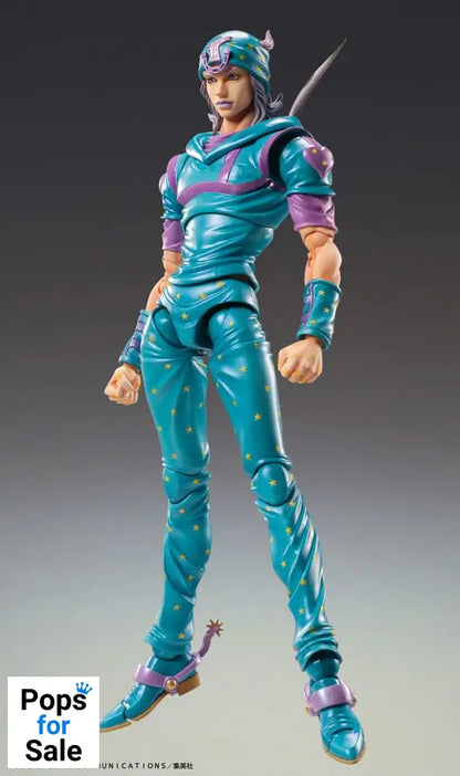 JoJo's Bizarre Adventure Part7 Steel Ball Run Super Action Action Figure Chozokado Gyro Zeppeli Third 16 cm