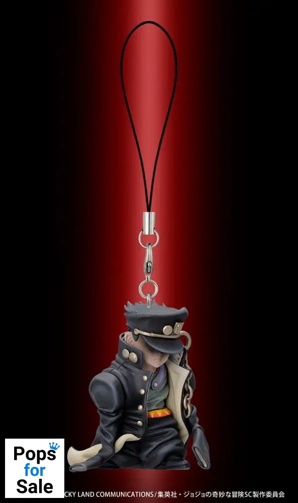 JoJo's Bizarre Adventure: Stardust Crusaders Mini figures Set Chozo Mascot Strap Collection Blind Box (6)