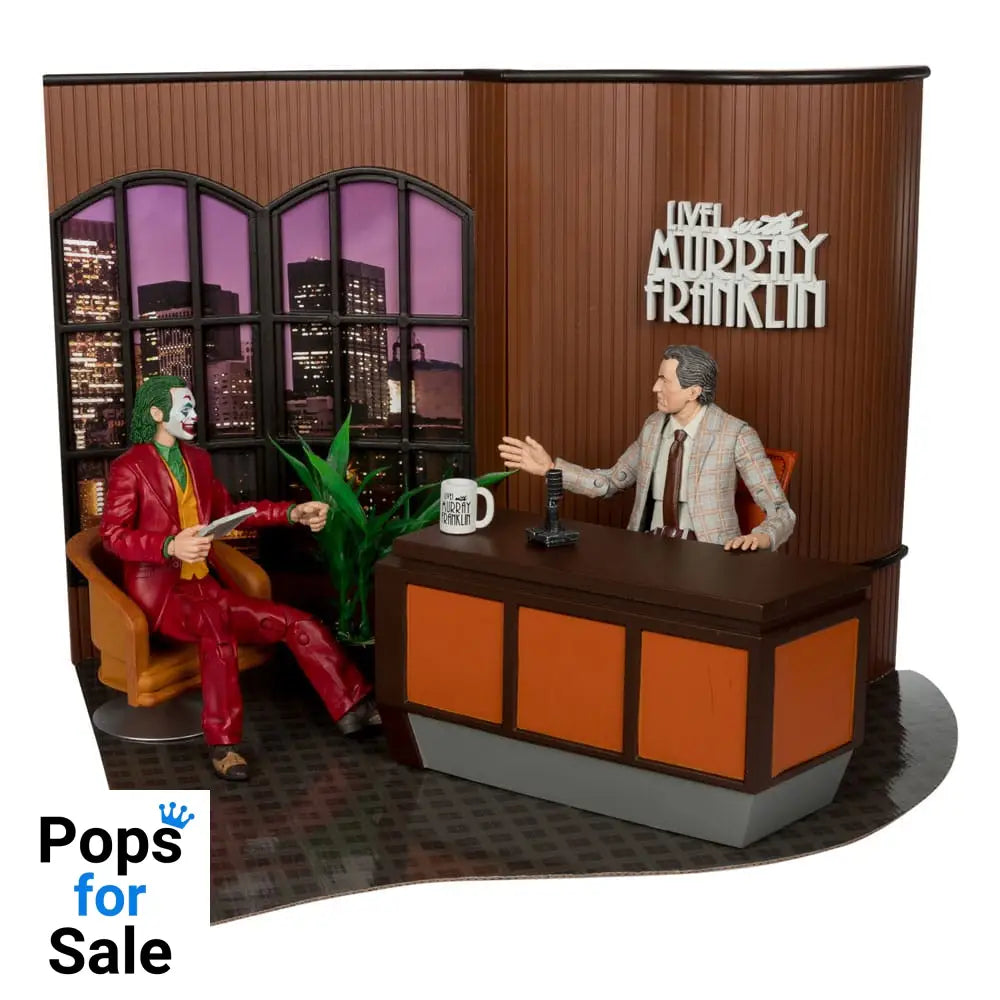 Joker DC Multiverse (Joker Movie) Deluxe Colllector Action Figure The Joker (Live with Murray Franklin) Limited Edition 18 cm