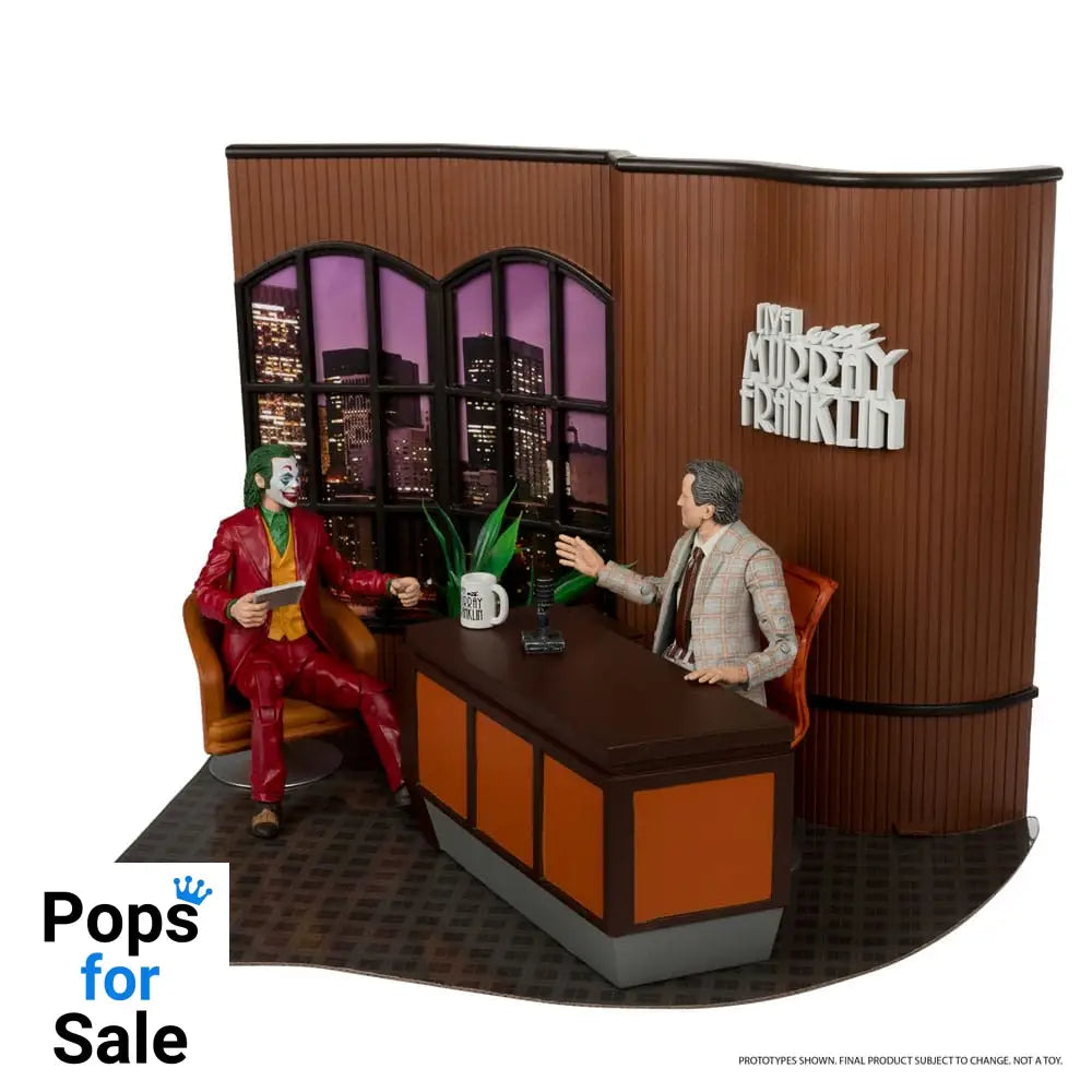 Joker DC Multiverse (Joker Movie) Deluxe Colllector Action Figure The Joker (Live with Murray Franklin) Limited Edition 18 cm