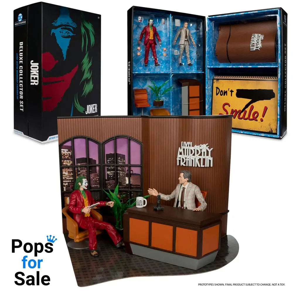 Joker DC Multiverse (Joker Movie) Deluxe Colllector Action Figure The Joker (Live with Murray Franklin) Limited Edition 18 cm