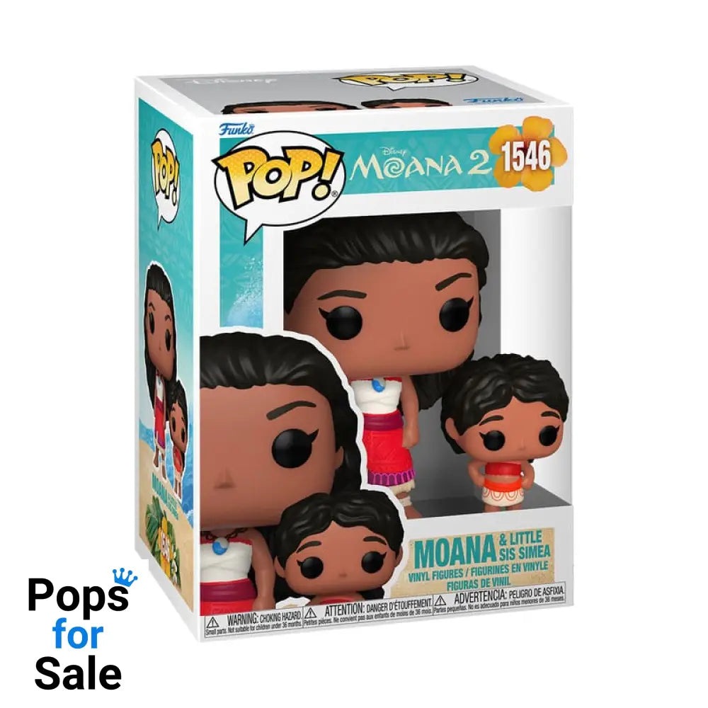 1546 Moana & Little Sis Simea - Disney Moana 2 New Funko POP