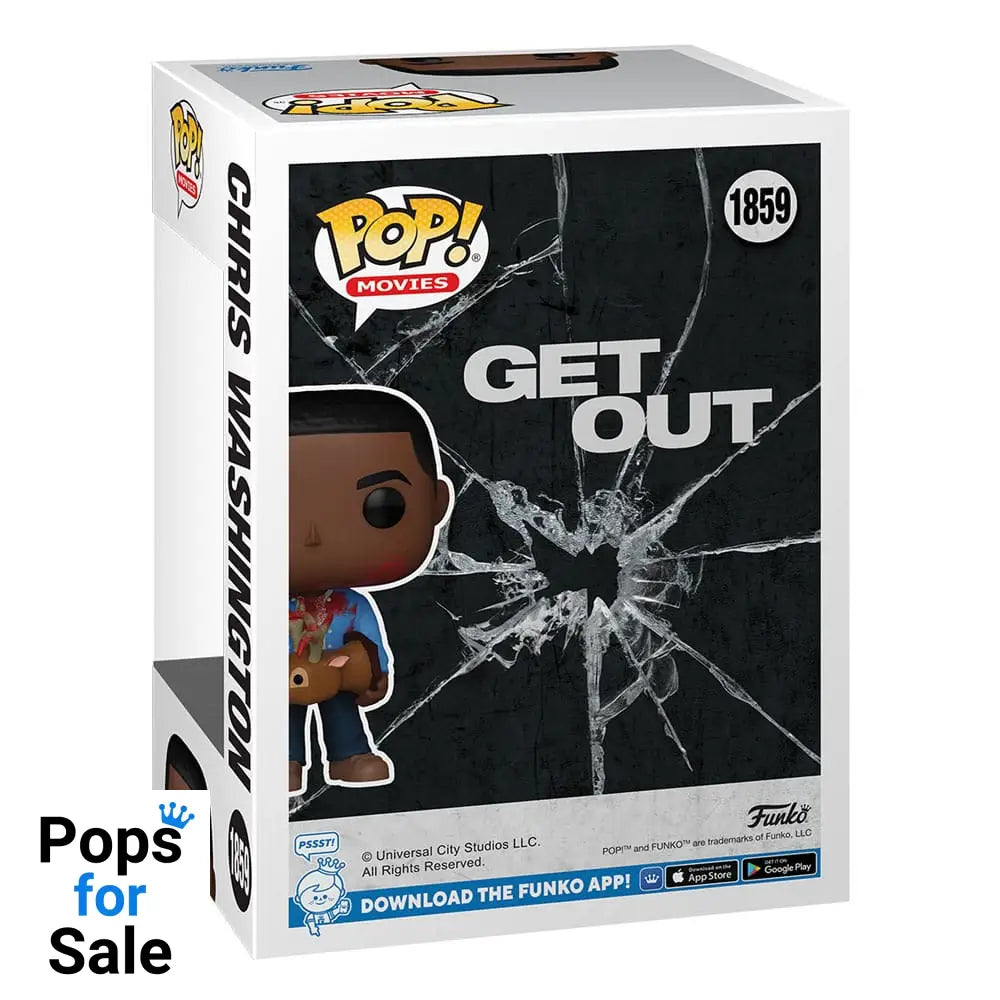 Jordan Peele POP! Movies Vinyl Figure Get Out - Chris Washington w/Deer 9 cm
