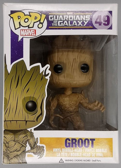 #49 Groot - Marvel Guardians Of The Galaxy - Box Damaged Funko POP