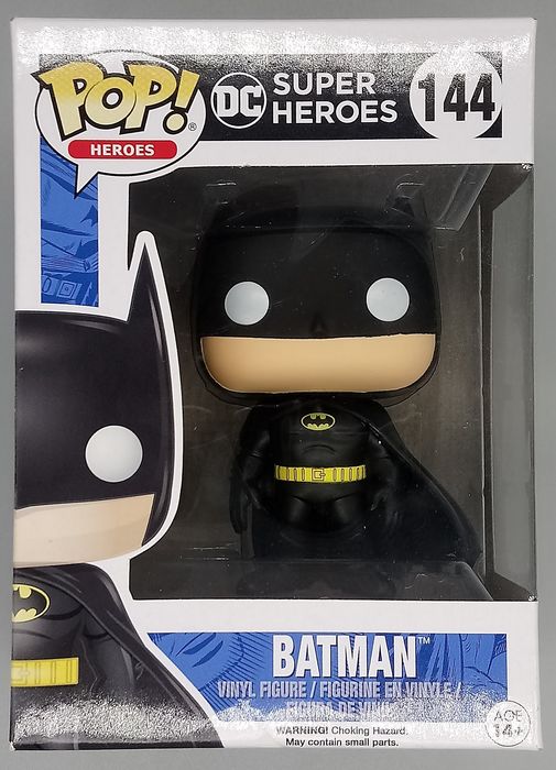 144 Batman (Classic Black) - DC Super Heroes - Funko POP - Box Damaged