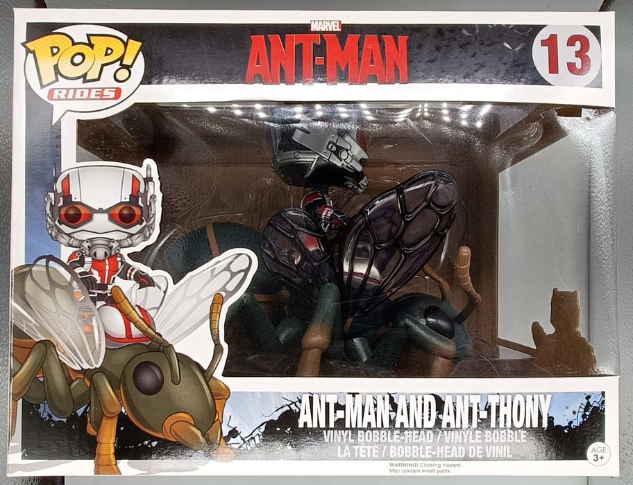 #13 Ant-Man and Ant-thony - Rides - Marvel Ant-Man Box Damaged Funko POP