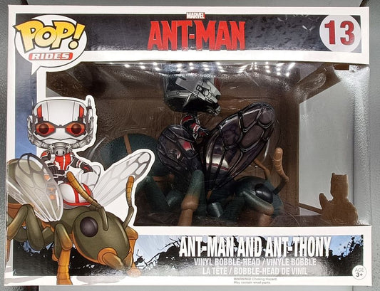#13 Ant-Man and Ant-thony - Rides - Marvel Ant-Man Box Damaged Funko POP