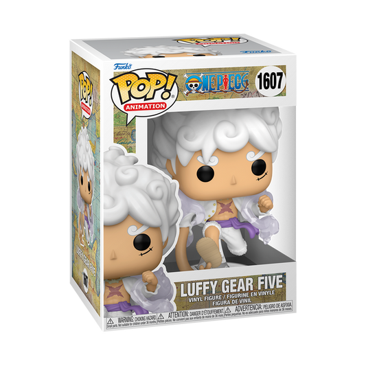 1607 Luffy Gear Five - One Piece - Brand New Funko POP in Protector