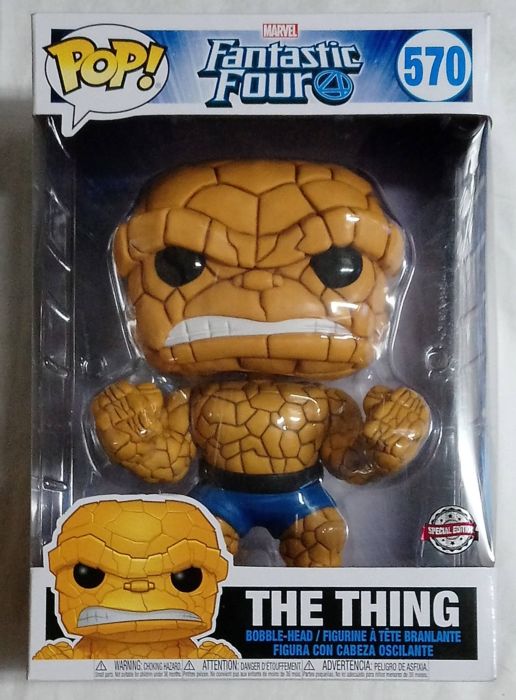 #570 The Thing - 10 Inch - Marvel Fantastic Four Box Damaged Funko POP
