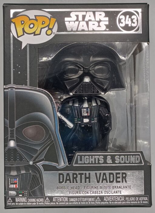 #343 Darth Vader (Lights & Sound) Star Wars - Box Damaged Funko POP