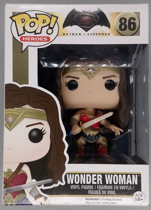 #86 Wonder Woman - DC Batman vs Superman - Box Damaged Funko POP