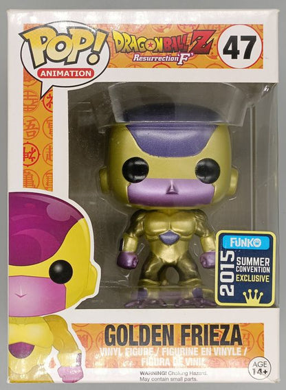 47 Golden Frieza (Black Eyes) Metallic Dragon Ball Funko POP - Box Damaged