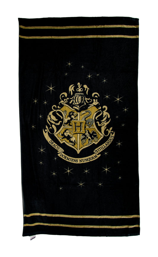 Harry Potter: Hogwarts Gold Crest Bath/Beach Towel