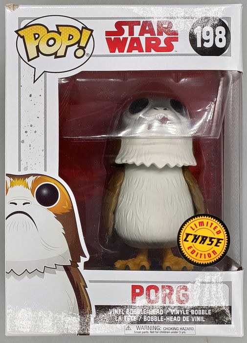 #198 Porg (Female) Chase Edition Star Wars Last Jedi Box Damaged Funko POP