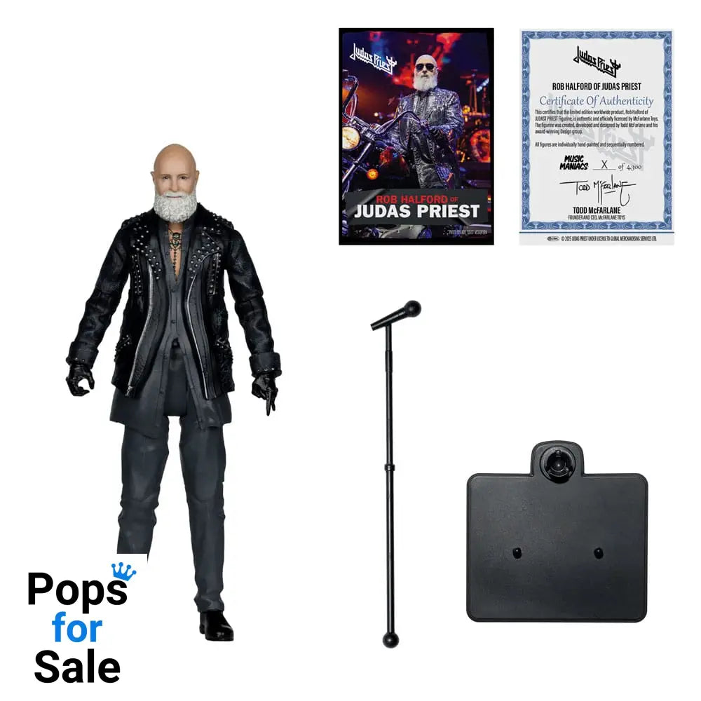 Judas Priest Music Maniacs Heavy Metal Action Figure Rob Halford 15 cm