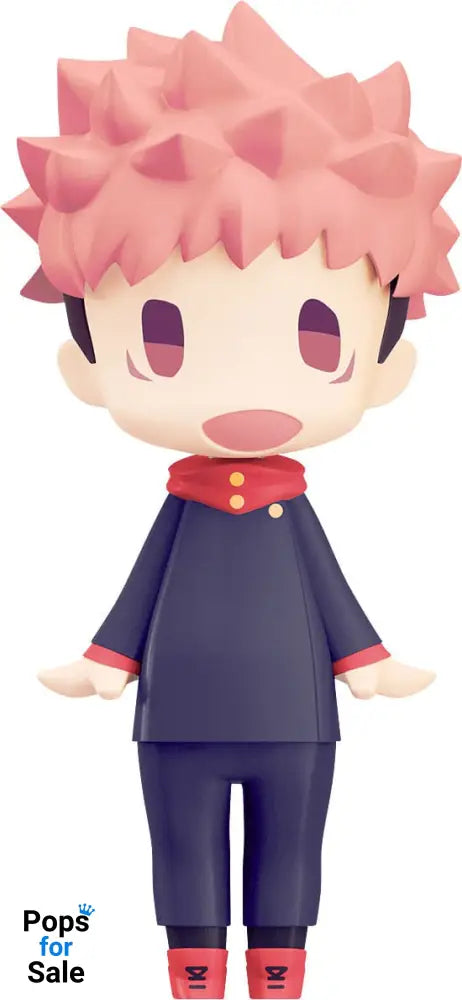 Jujutsu Kaisen HELLO! GOOD SMILE Action Figure Yuji Itadori 10 cm Action figures