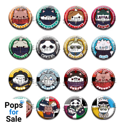 Jujutsu Kaisen Mega Cat Project Enamel Pins Jujutsu Cats 5 cm Assortment (16) Pins & Brooches