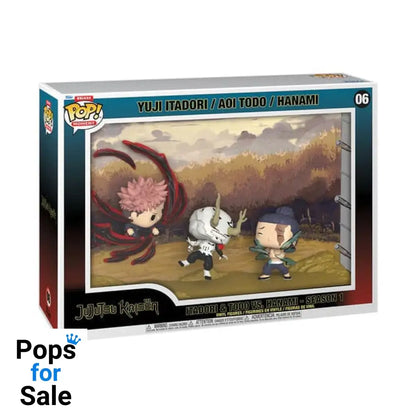 Jujutsu Kaisen POP Moments Vinyl Figures Itadori & Todo vs Hanami 9 cm