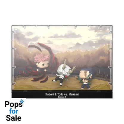 Jujutsu Kaisen POP Moments Vinyl Figures Itadori & Todo vs Hanami 9 cm Mini-figures