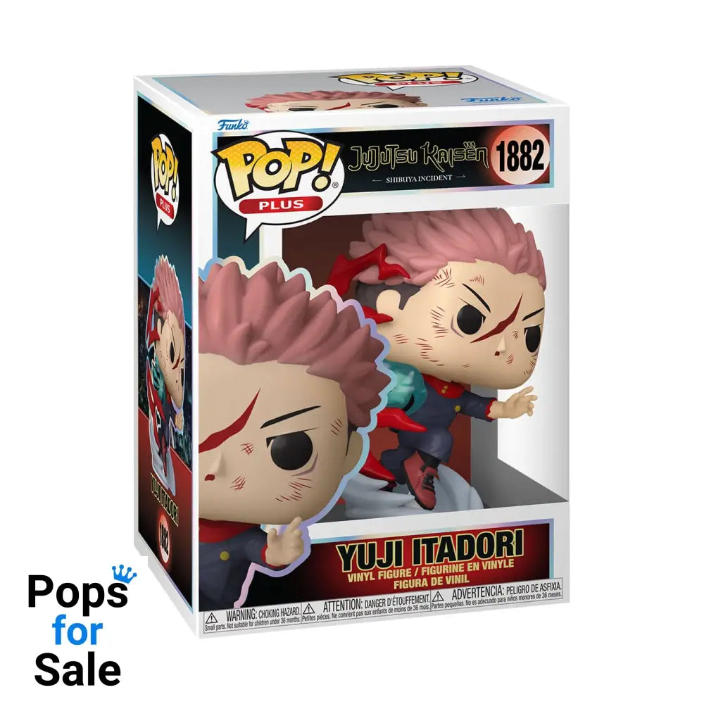 Jujutsu Kaisen POP! Plus Animation Vinyl Figures Yuji Itadori 9 cm