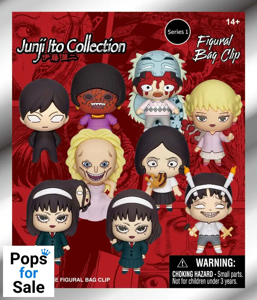 Junji Ito Collection PVC Bag Clips Series 1 Display (24)