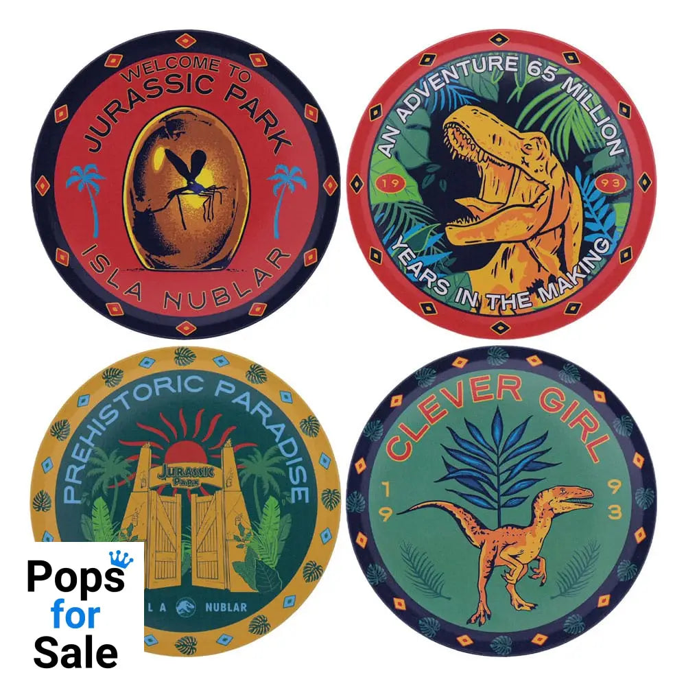 Jurassic Park Coaster 4-Pack