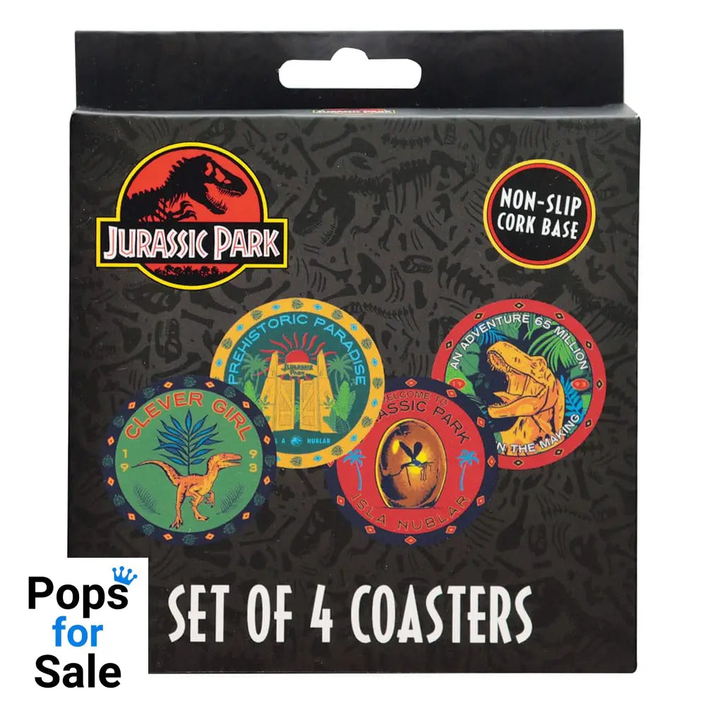 Jurassic Park Coaster 4-Pack