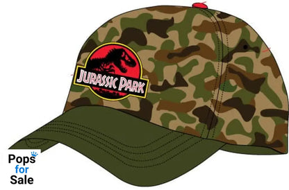 Jurassic Park Curved Bill Cap Camo Beanies & Caps