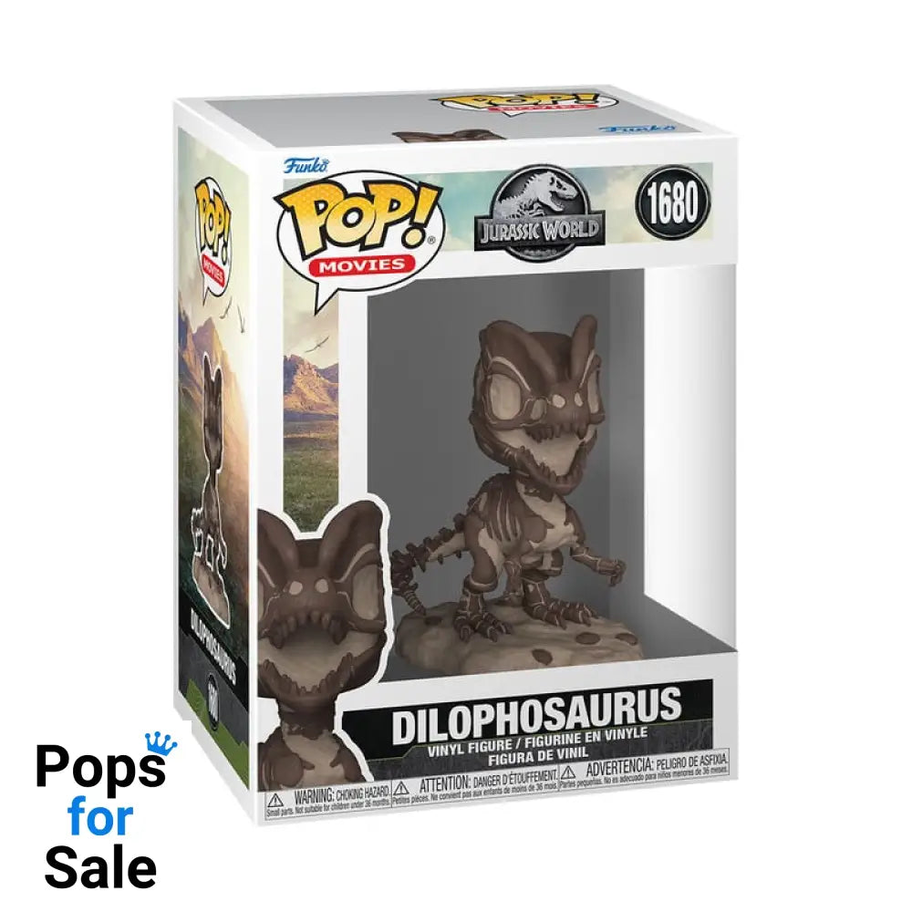 Jurassic Park Fossil POP! Movies Vinyl Figure Dilophosaurus 9 cm
