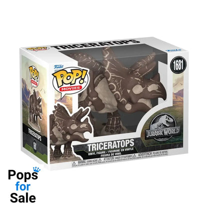 Jurassic Park Fossil POP! Movies Vinyl Figure Triceratops 9 cm