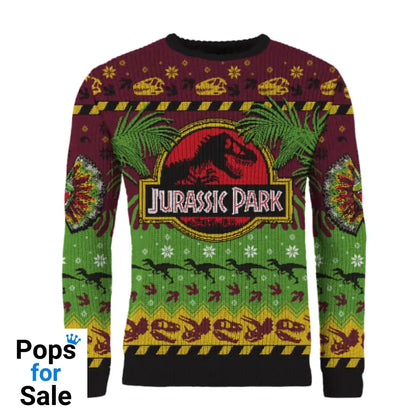 Jurassic Park: Happy Rexmas Christmas Jumper (Size: XS)