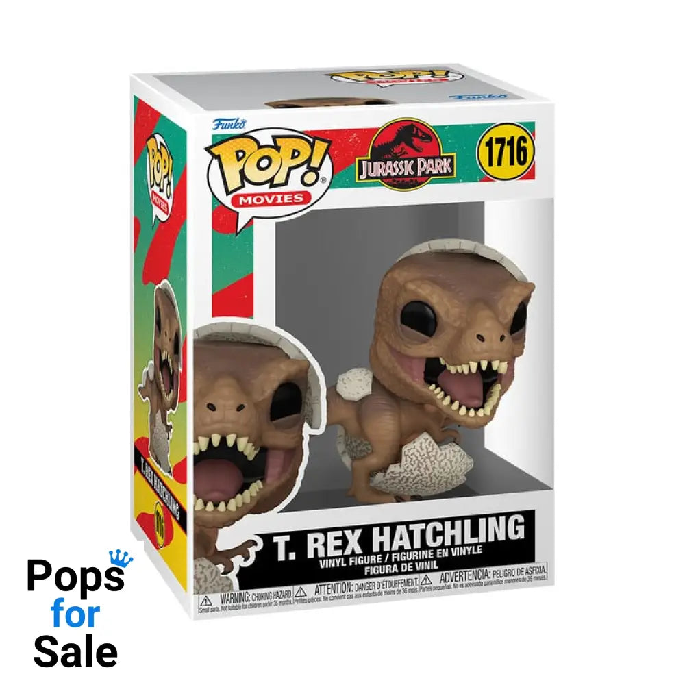 Jurassic Park Hatchling POP! Movies Vinyl Figure Tyrannosaurus Rex 9 cm