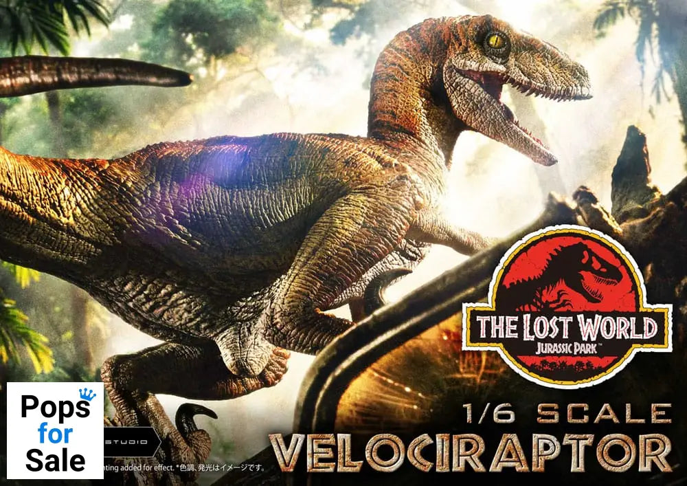 Jurassic Park II Legacy Museum Collection Statue 1/6 Velociraptor Bonus Version 41 cm