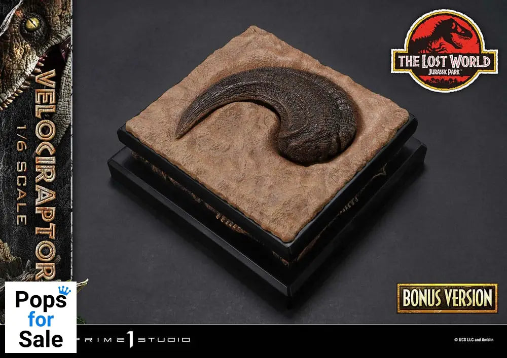 Jurassic Park II Legacy Museum Collection Statue 1/6 Velociraptor Bonus Version 41 cm