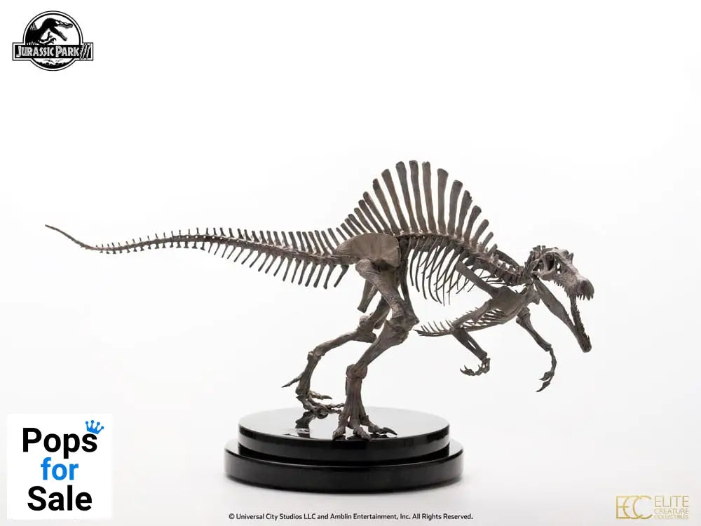Jurassic Park III ECC Elite Creature Line Statue 1/24 Spinosaurus Skeleton Bronze 27 cm