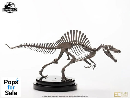 Jurassic Park III ECC Elite Creature Line Statue 1/24 Spinosaurus Skeleton Bronze 27 cm