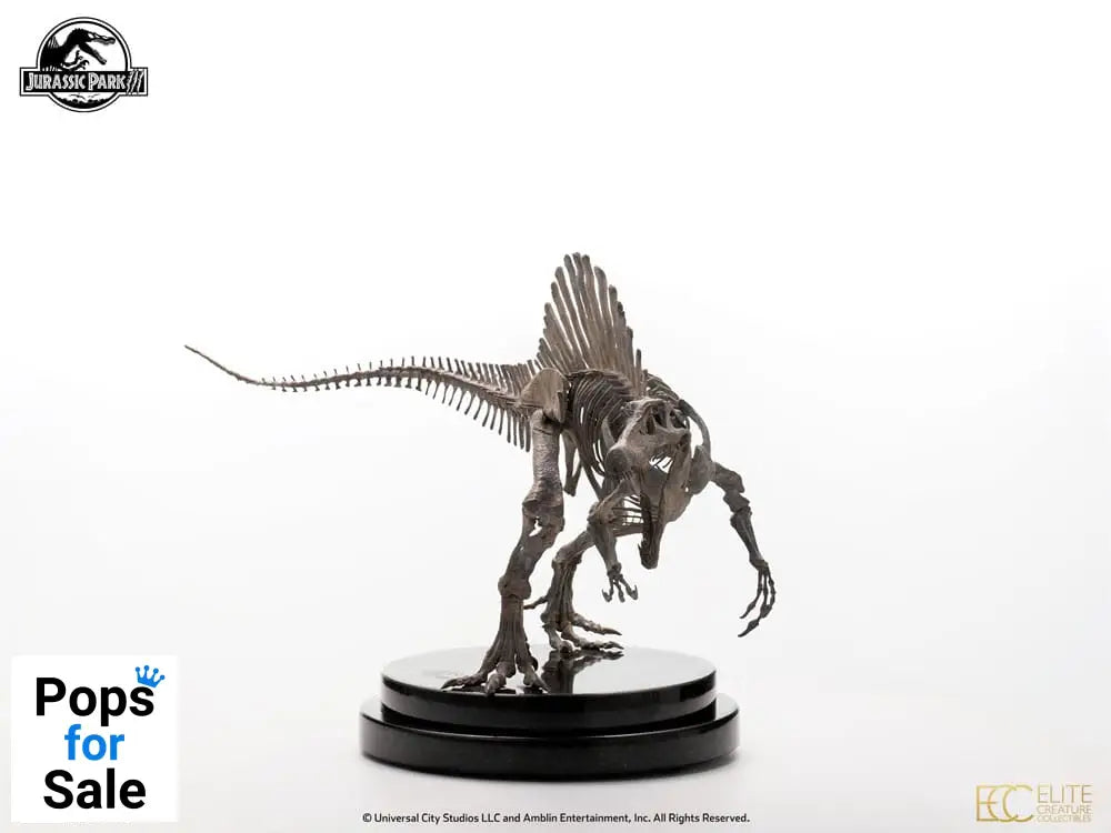 Jurassic Park III ECC Elite Creature Line Statue 1/24 Spinosaurus Skeleton Bronze 27 cm