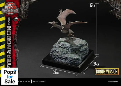 Jurassic Park III Legacy Museum Collection Statue 1/6 Pteranodon Bonus Version 68 cm Statues