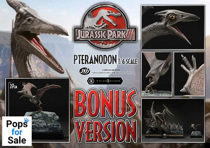 Jurassic Park III Legacy Museum Collection Statue 1/6 Pteranodon Bonus Version 68 cm
