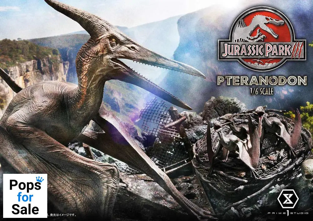 Jurassic Park III Legacy Museum Collection Statue 1/6 Pteranodon Bonus Version 68 cm