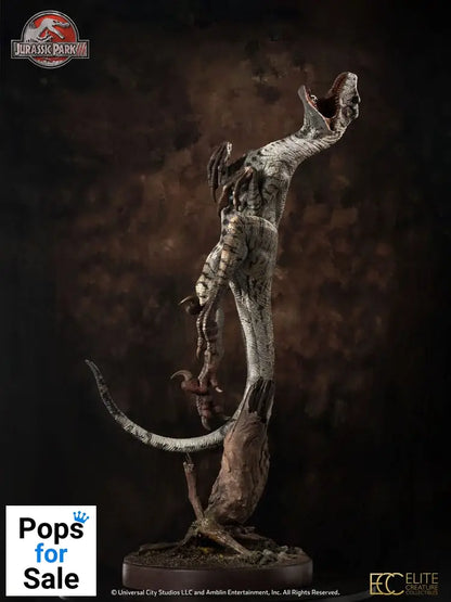 Jurassic Park III Maquette 1/4 Female Velociraptor White Queen 103 cm