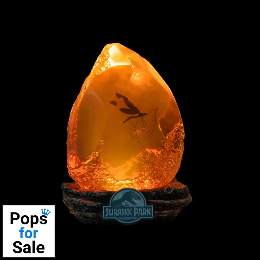 Jurassic Park Lamp with USB-C Amber