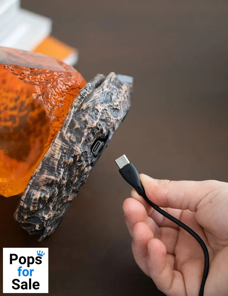 Jurassic Park Lamp with USB-C Amber