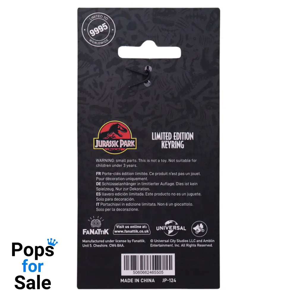 Jurassic Park Limited Edition InGen Key Ring Key Ring