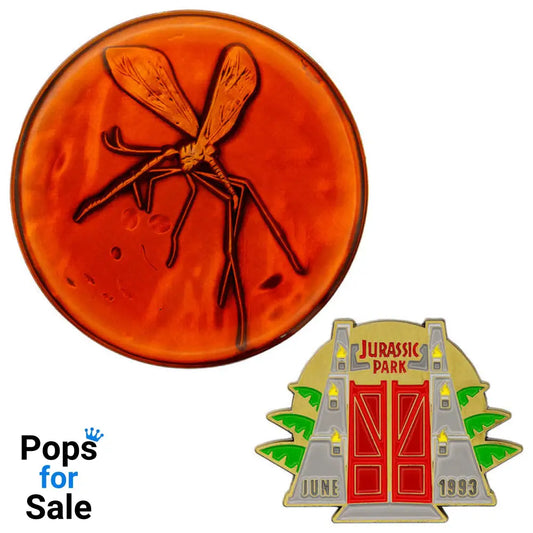 Jurassic Park Medallion and Pin Set Medallion